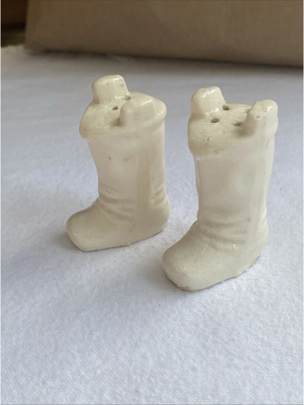 Vintage Ceramic Go Go Boots Or Cowboy Boot Salt and Pepper Shakers Made in Japan